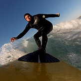 Phil Lyons by gopro at St Clair, Dunedin - St Clair