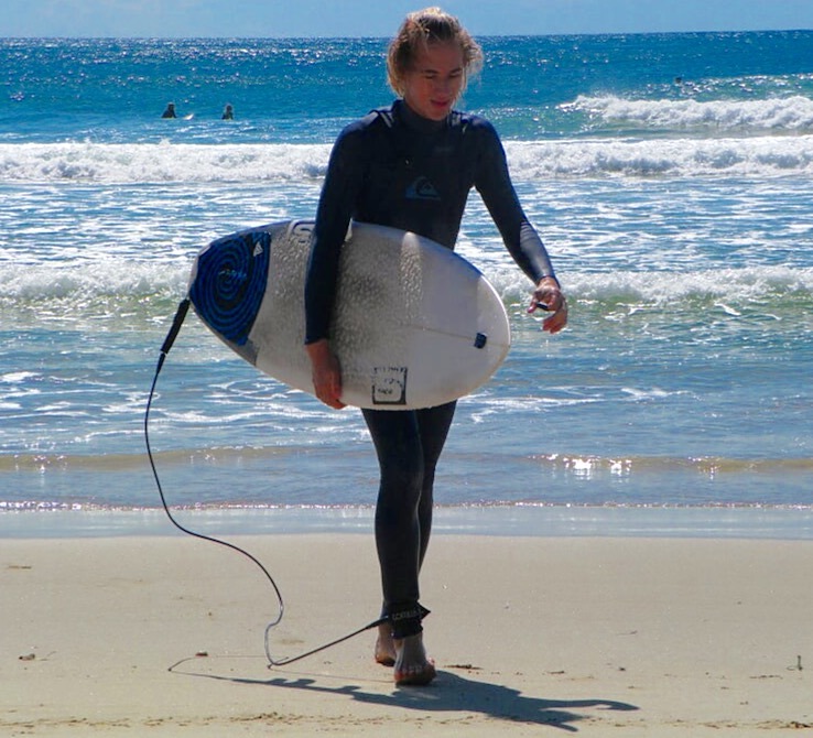 Just fun swell today, Evans Head-Airforce Beach