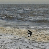 Making the most of the warm winter., Walton-On-The-Naze
