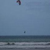 Kitesurfer at Goulien