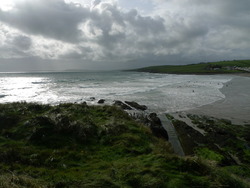 Falling tide, strong onshore, Garrettstown photo