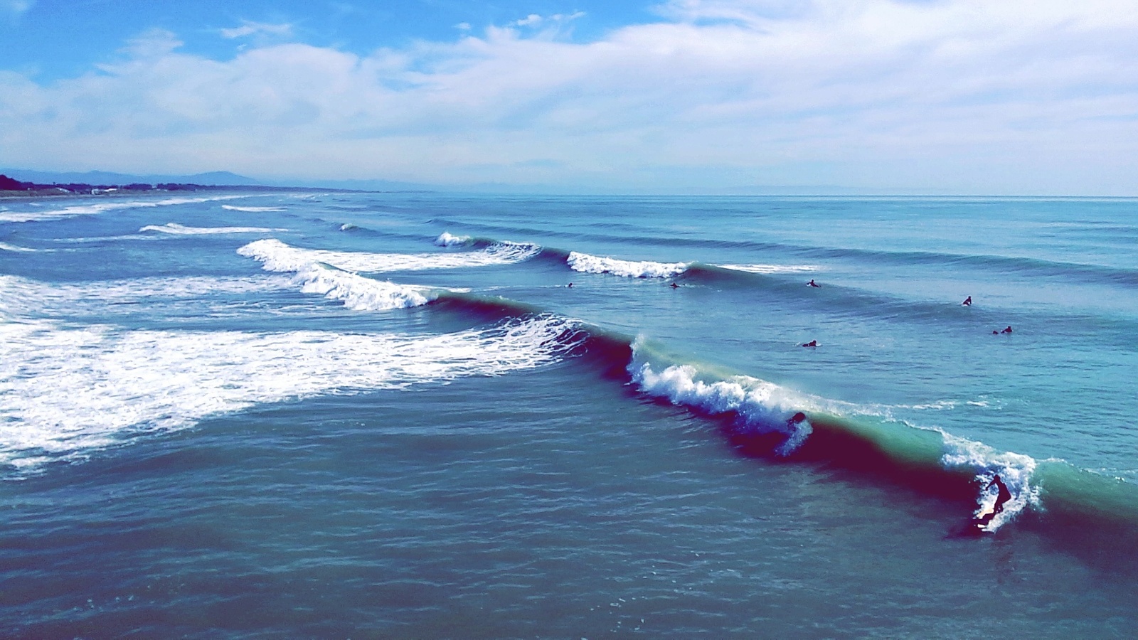 Sunny day, New Brighton Beach