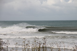 The Spit charges hard!, Mahia Spit photo