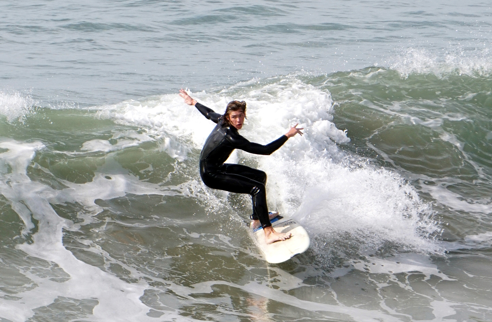 Goofy foot, San Clemente Pier