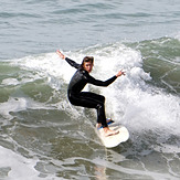 Goofy foot, San Clemente Pier