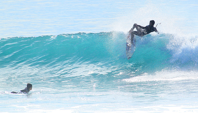 layback snap, Scorpion Bay (San Juanico)