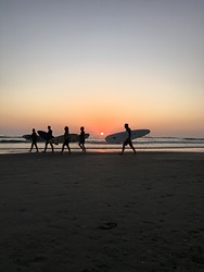 Sunset at Playa Del Sol, Asia - Rosario photo