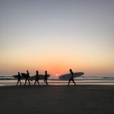 Sunset at Playa Del Sol, Asia - Rosario