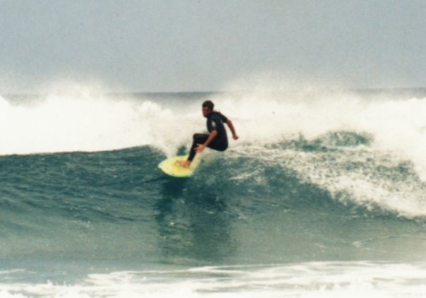 Pomy en "El Burro" (Glass beach para los Guiris...) 1989