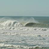 winter, Wainui Beach - Pines