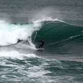 Local man Padraic Scully charging, Easky Left