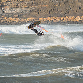 Getting some air, Kimmeridge Bay