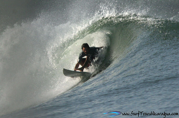 Steve O barrel master, Puerto Sandino