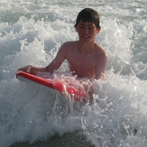 Fun in the surf fore everyone at Pors Ar Ville, Brittany