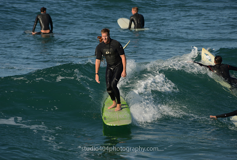 Longboard Cruising at Blackies, Newport Beach