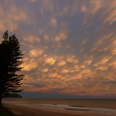 Sunset at Pines, Wainui Beach - Pines