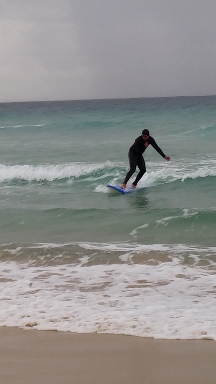 Catching small waves, Snapper Rocks