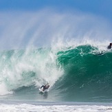 boogey boarder at Mugu, Point Mugu