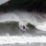 BWB in a typhoon, 2008, Big Wave Bay