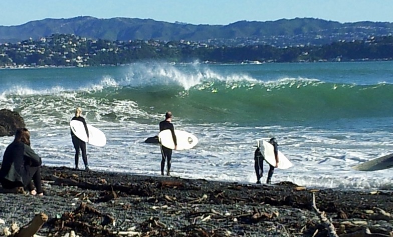 Eastbourne surf break