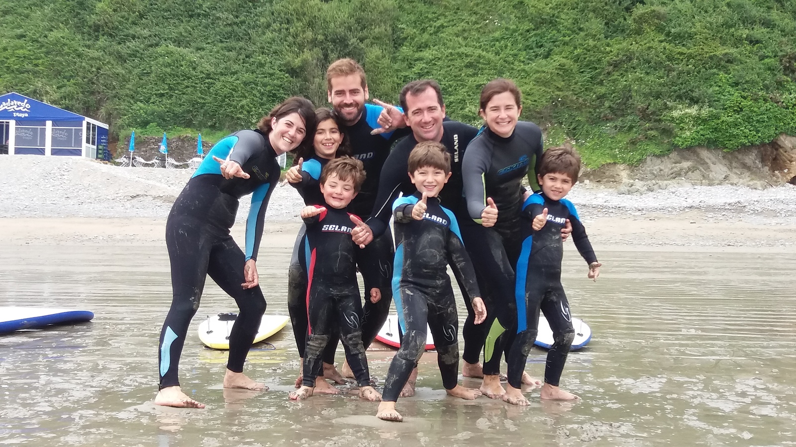Buenísima tarde de surf, Playa de Cadavedo
