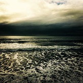 Orewa after a winter storm, Orewa Beach