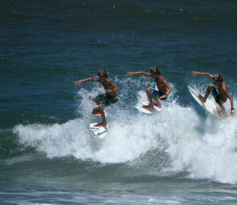 Kids Surfeing Ponce Inlet