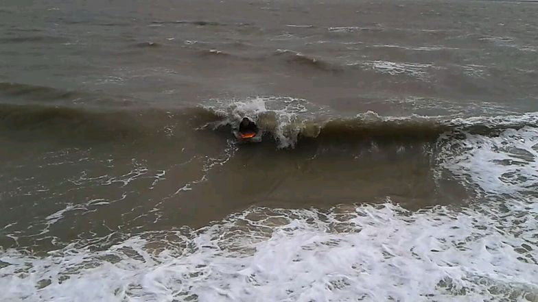 Bodyboarding in Essex in summer!, Walton-On-The-Naze