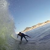 Local Surfer doing what he does best, Crons