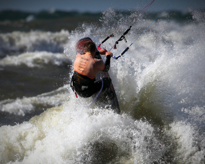 Explosive Storm Surf, Grand Haven