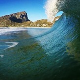 Steffan pulling into a typical Pringles closeout, Pringle Bay