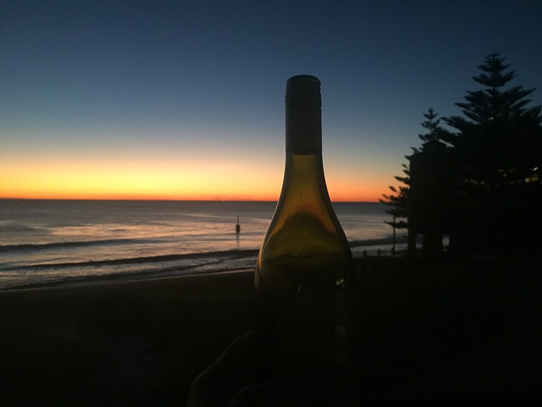 Normal sunset at cot, Cottesloe Beach