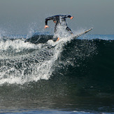 Way up, El Porto Beach