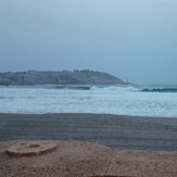 orzan con 3m a finales de septiembre, Playa do Orzan