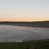 Steam at dawn, Ogmore-by-Sea