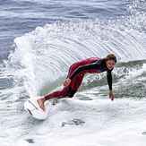 Travis at the Slot, Steamer Lane-The Slot