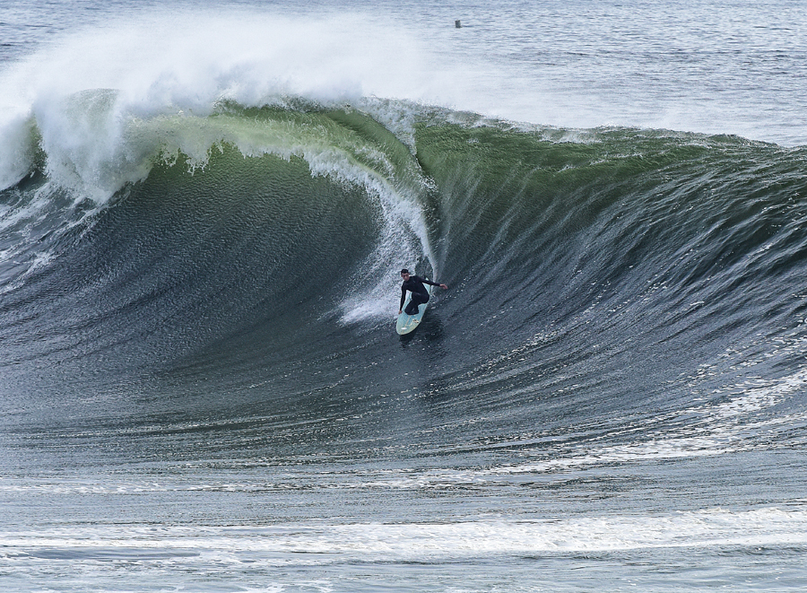 Surfing Middle Peak, Steamer Lane-Middle Peak