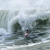 Surfing Middle Peak, Steamer Lane-Middle Peak