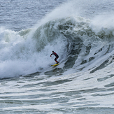 Surfing Middle Peak, Steamer Lane-Middle Peak