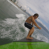Sup surfing in Danang, My Khe / Da Nang