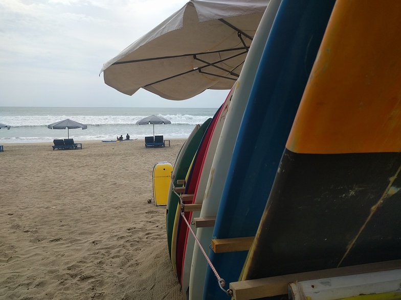 Surfboard rental at the padma