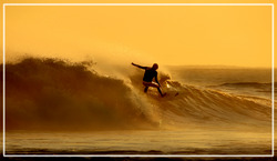 Sunrise Surfer, Alkantstrand photo