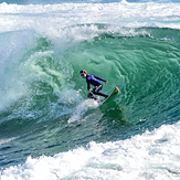 Ben at Middle Peak, Steamer Lane-Middle Peak