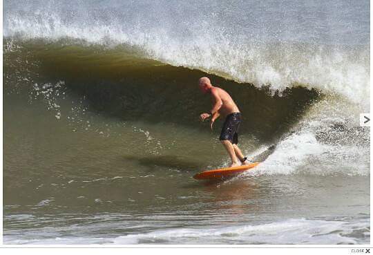 October 21 2016 911 surfreport with the photo credit, Hanna Park/Mayport Poles