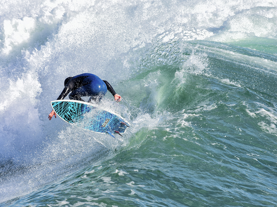 Garth at Middle Peak, Steamer Lane-Middle Peak