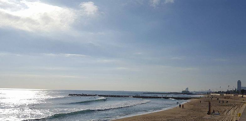 Playa Mar Bella, BCN enero 2017, Nova Mar Bella