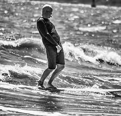 Laid back soul sliding, 5th and 7th Streets photo
