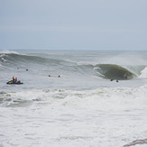 Falling in line, Shark Island (Cronulla)