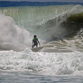 local surfer looking for a tube, Matadeiro