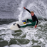 The Slot at Santa Cruz, Steamer Lane-The Slot